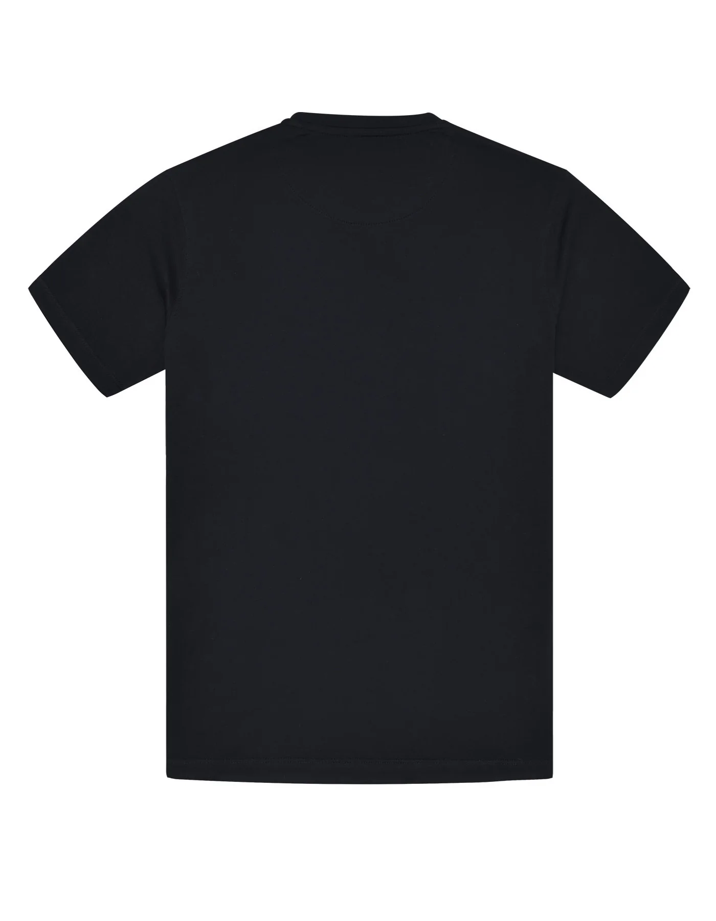 Black Plain Basic Tee - Image 5