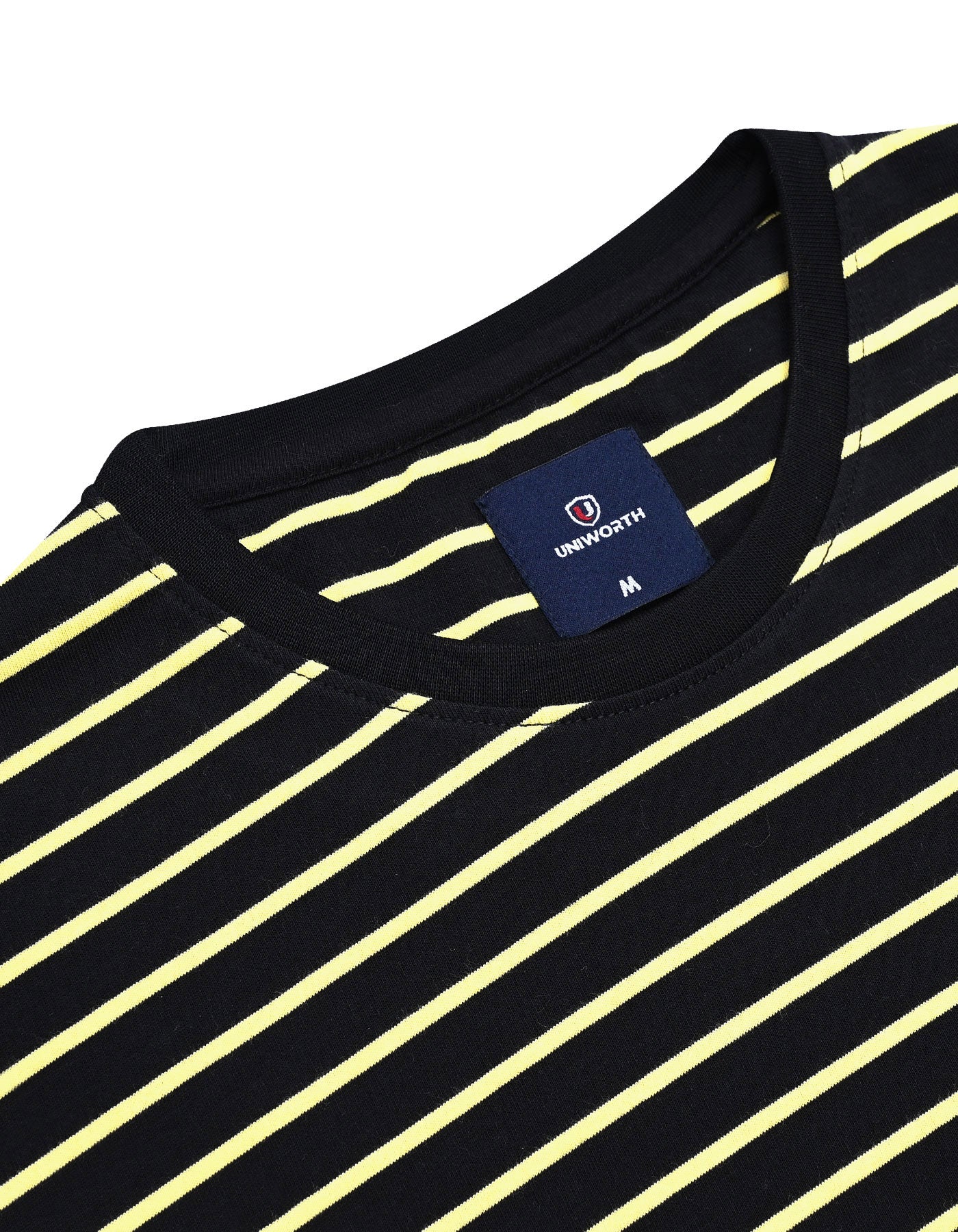 Black Stripe Crew Neck T-shirt - Image 3