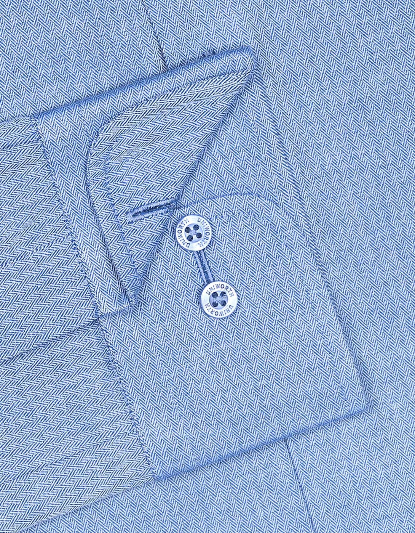 Blue Self Classic Fit Shirt - Image 3