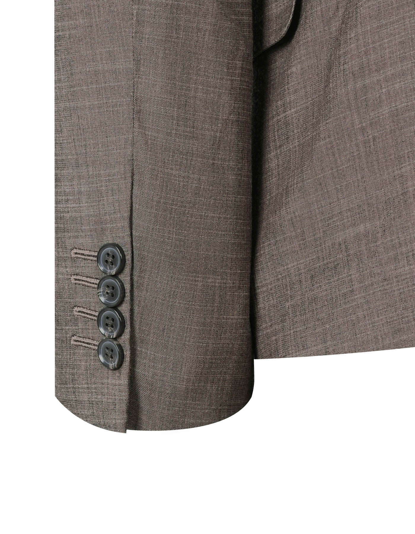 Brown Texture Tailored Smart Fit Suit - Image 4