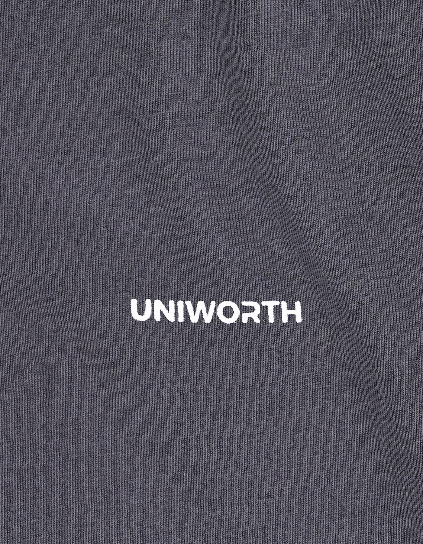 Charcoal Plain Basic Tee - Image 4