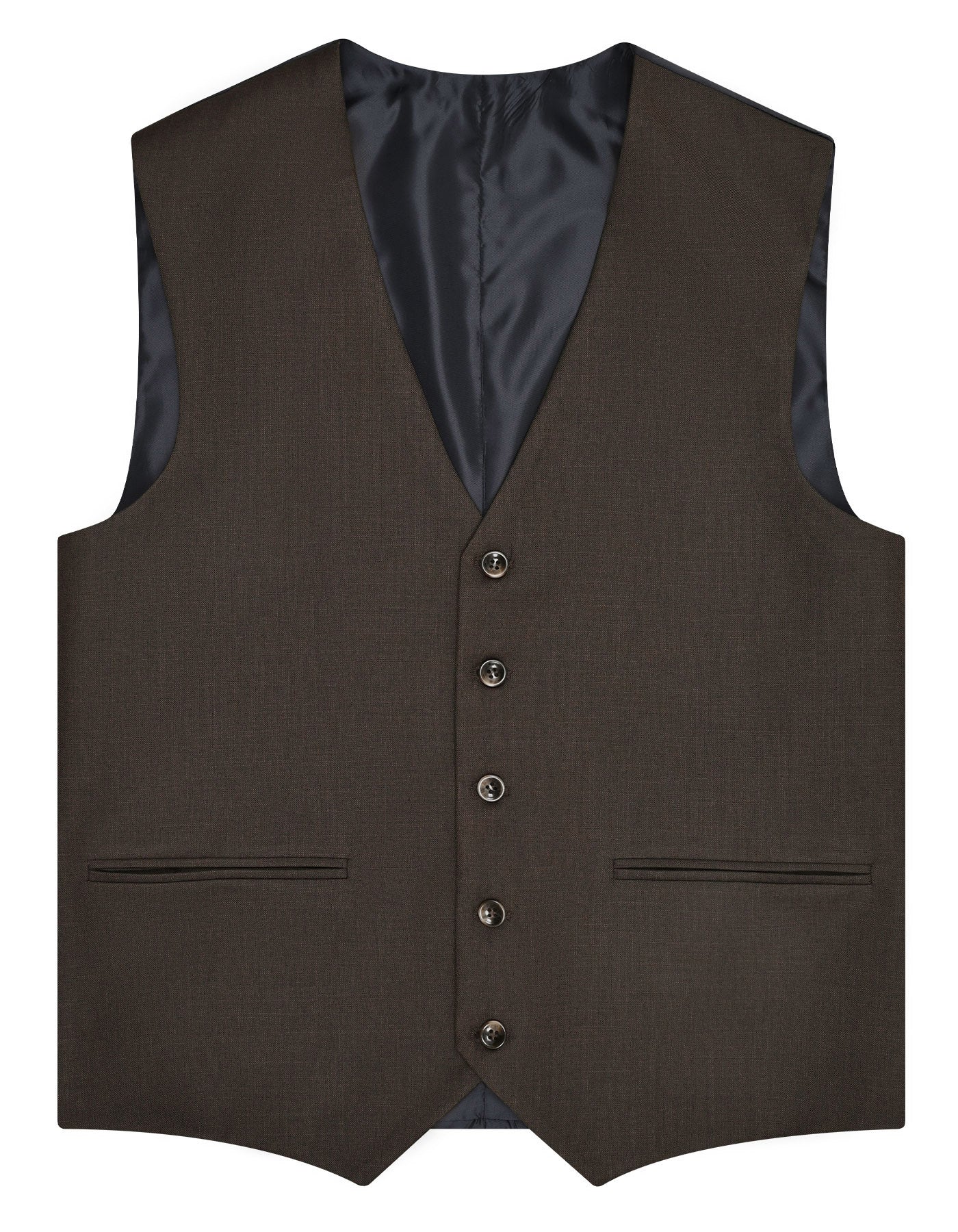 Chocolate Texture Classic Fit Suit - Image 3