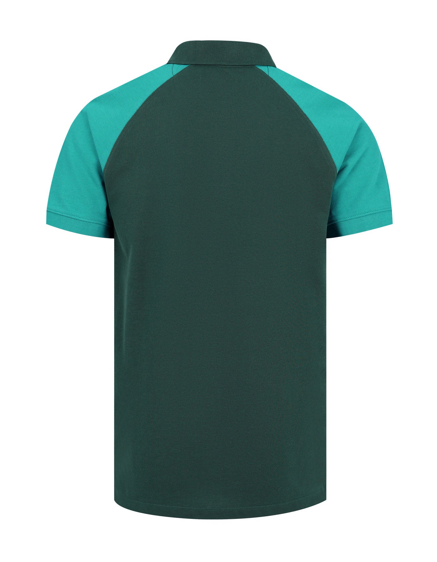 Green Plain Pique Polo Shirt - Image 5