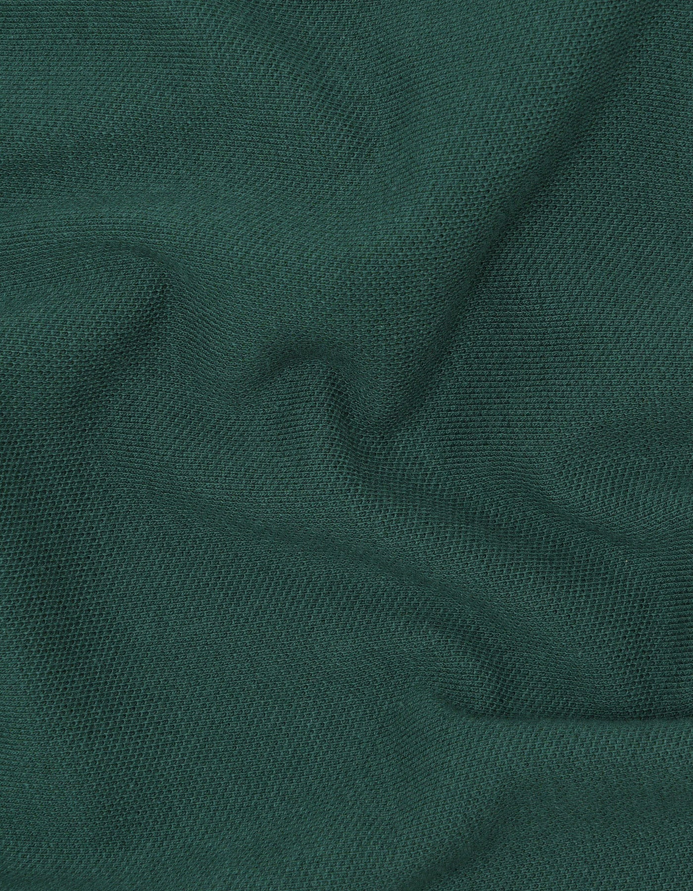 Green Plain Pique Polo Shirt - Image 6