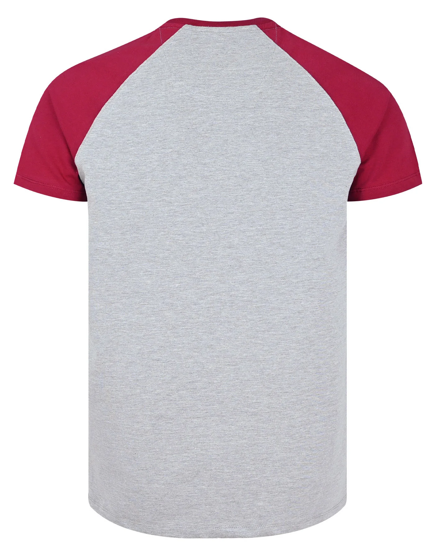 Heather Grey Embroidered Crew Neck T-shirt - Image 3