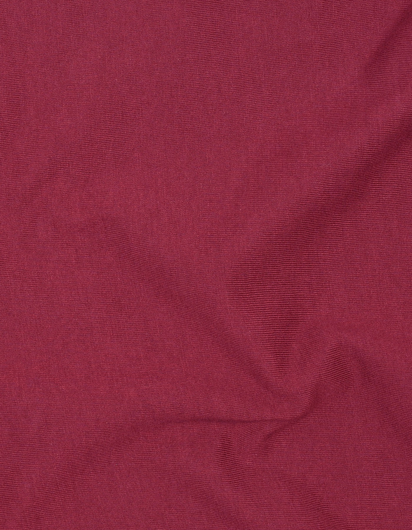 Maroon Plain Basic Tee - Image 6