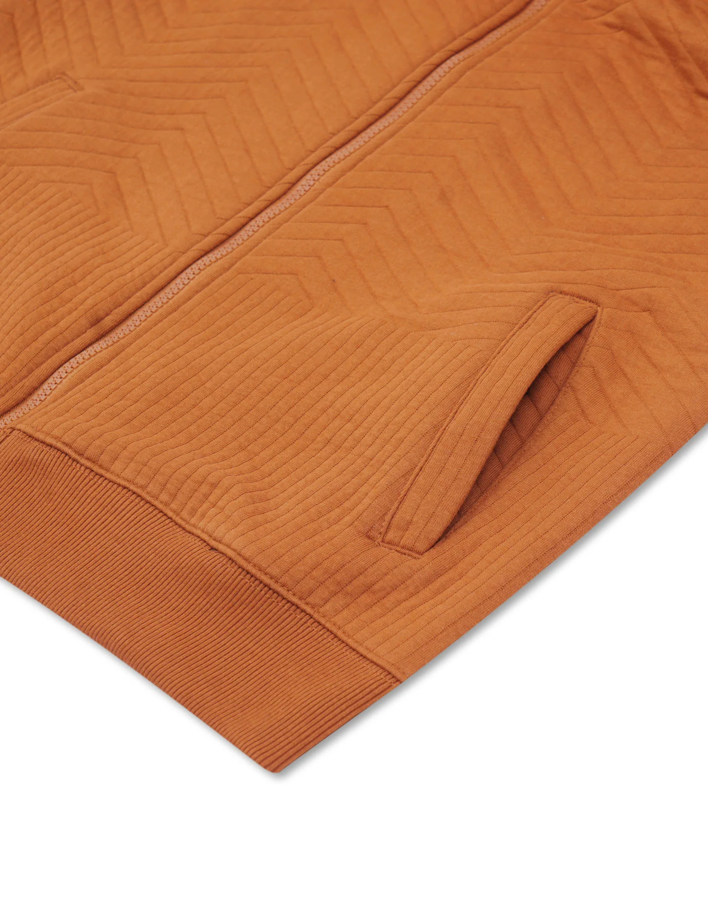 Mustard Texture Full Zipper - Image 6