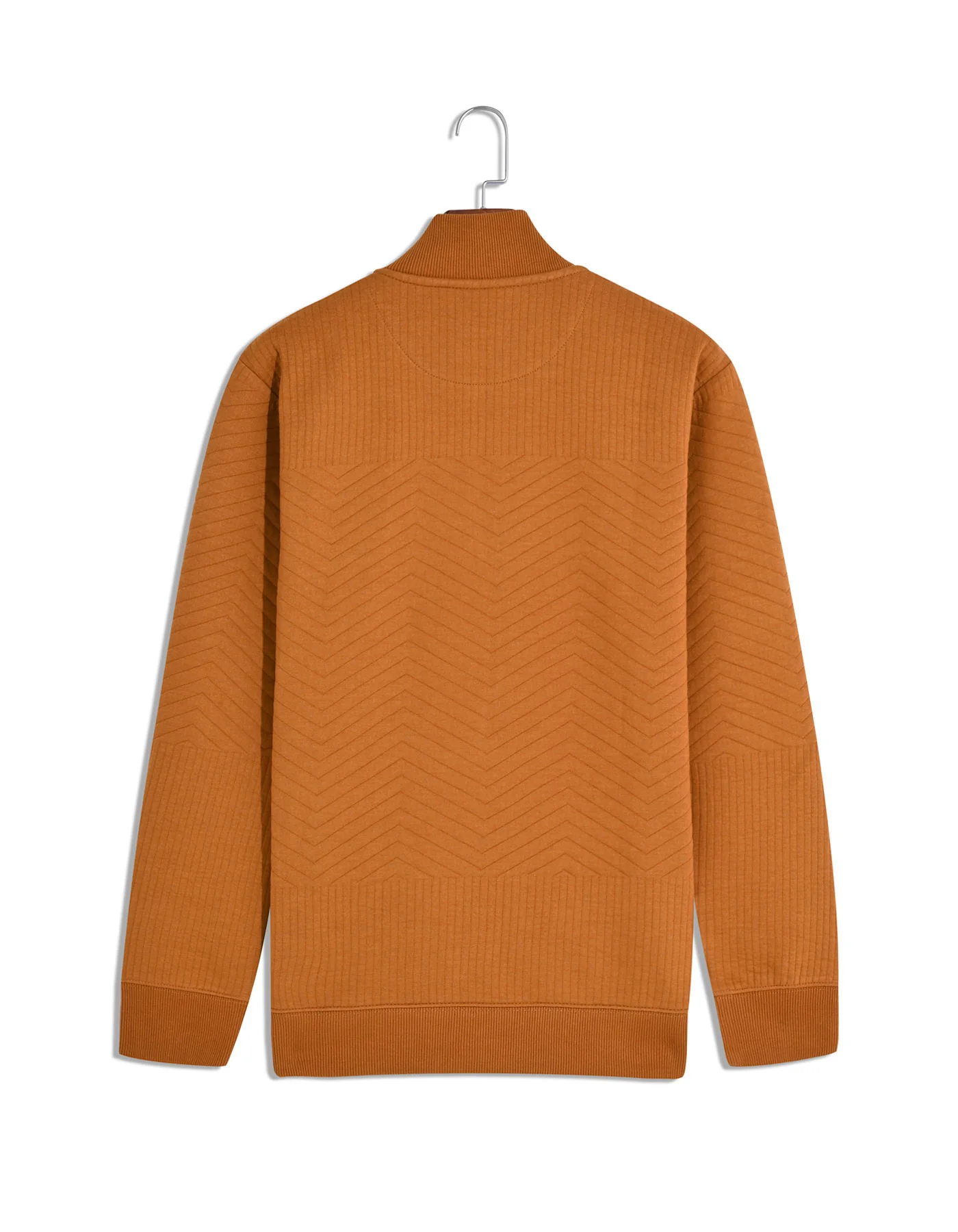 Mustard Texture Full Zipper - Image 7