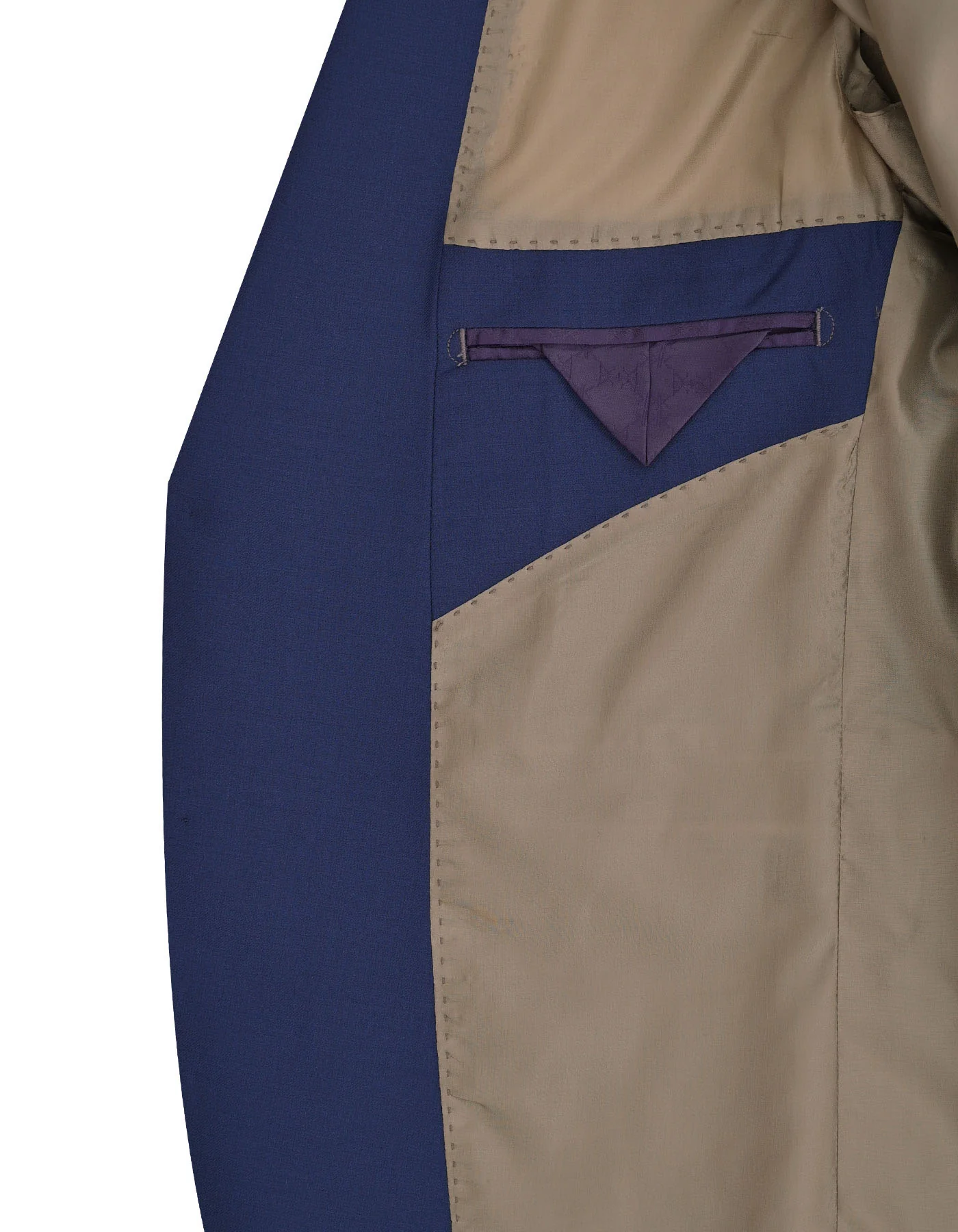 Navy Plain Classic Fit Suit - Image 5