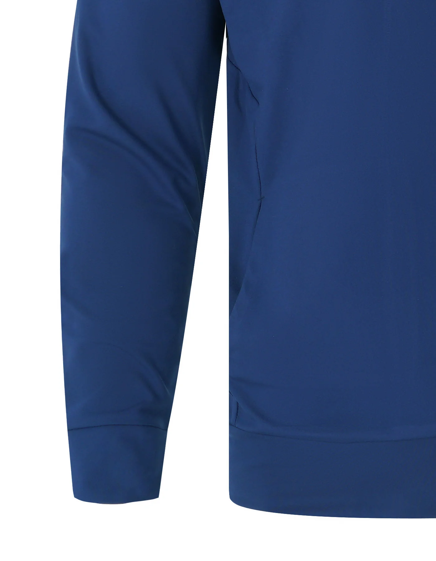 Navy Plain Full Sleeves Track Suit - Image 4