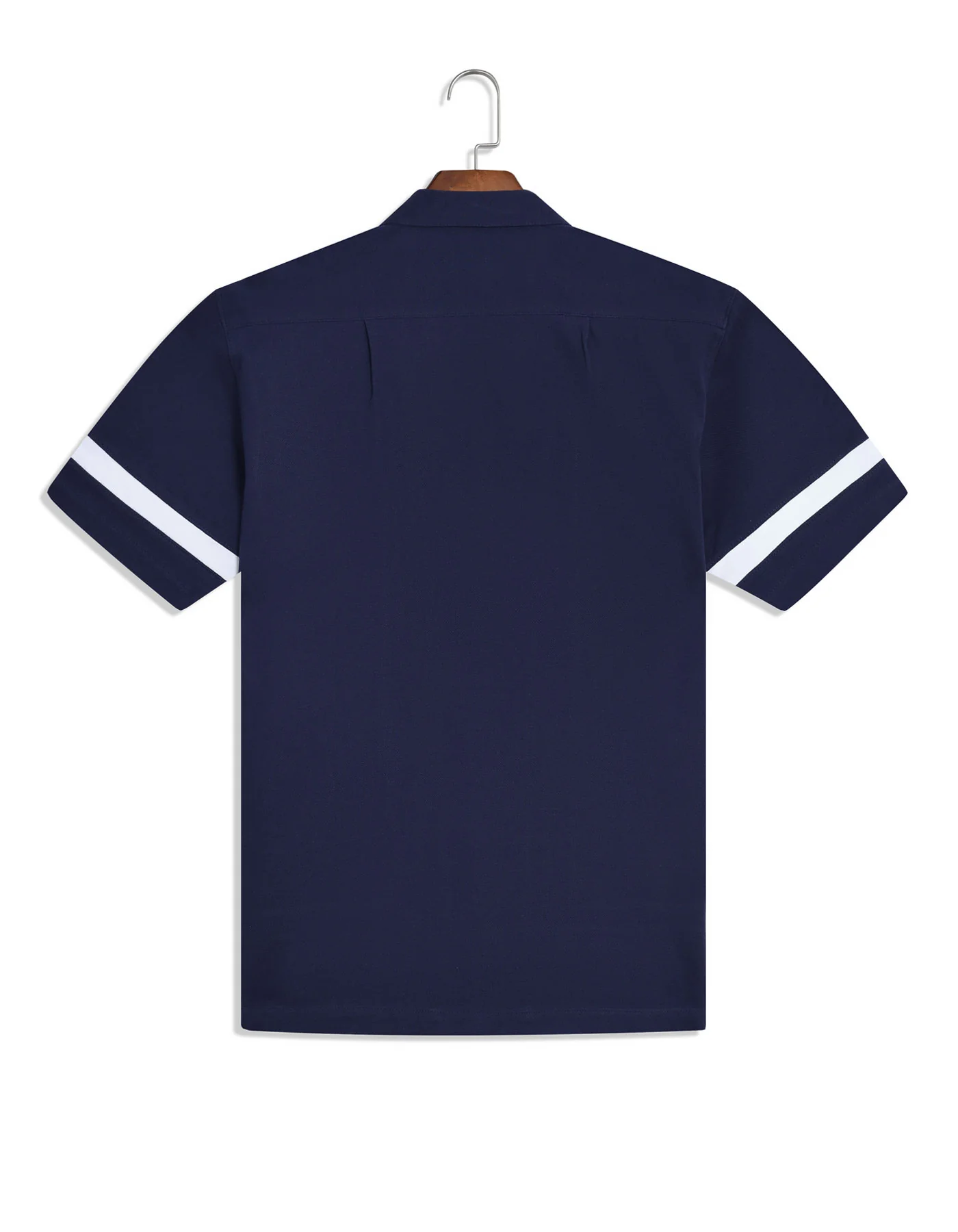 Navy Resort Collar Shirt - Image 4
