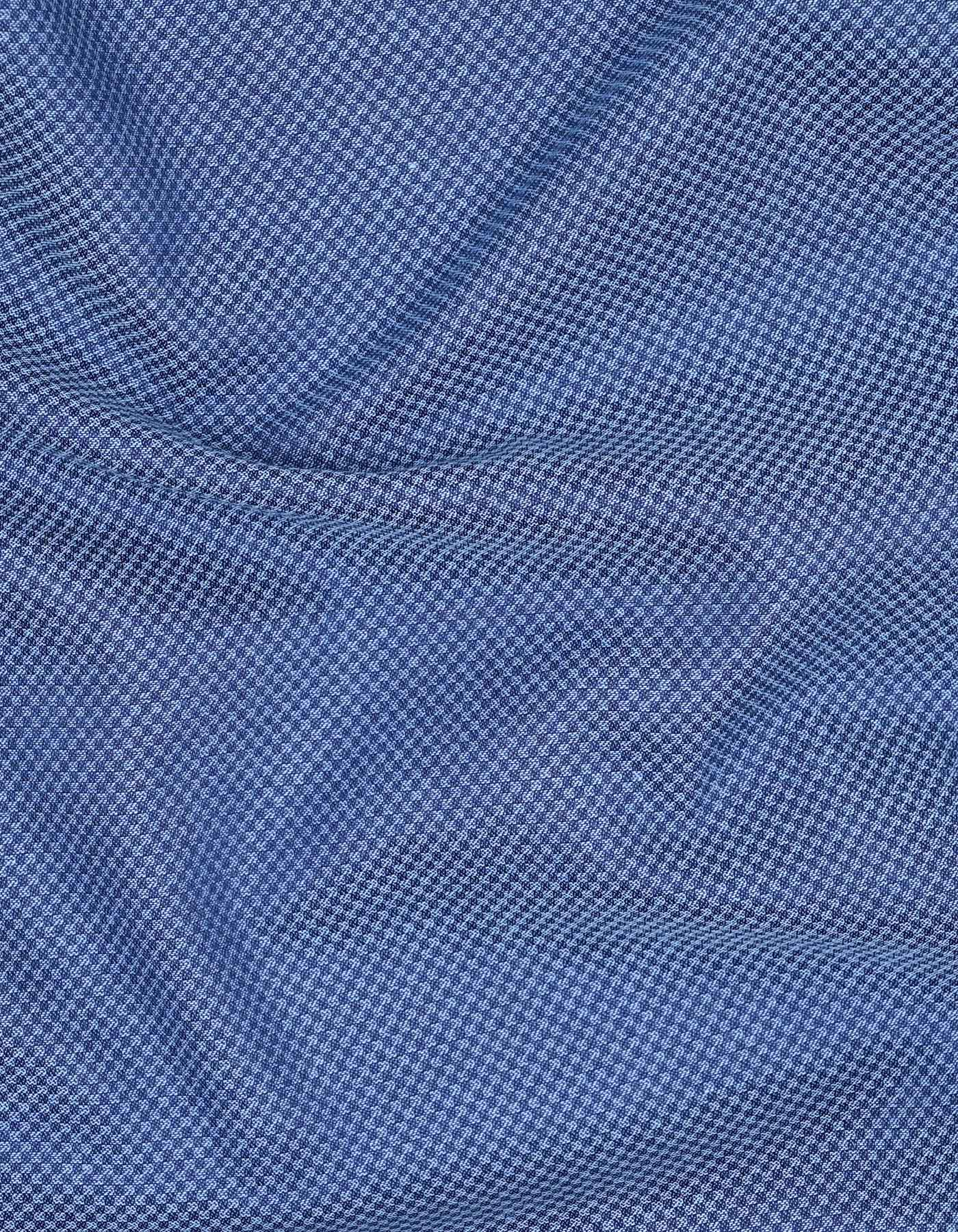 Navy Self Tailored Smart Fit Shirt - Image 4