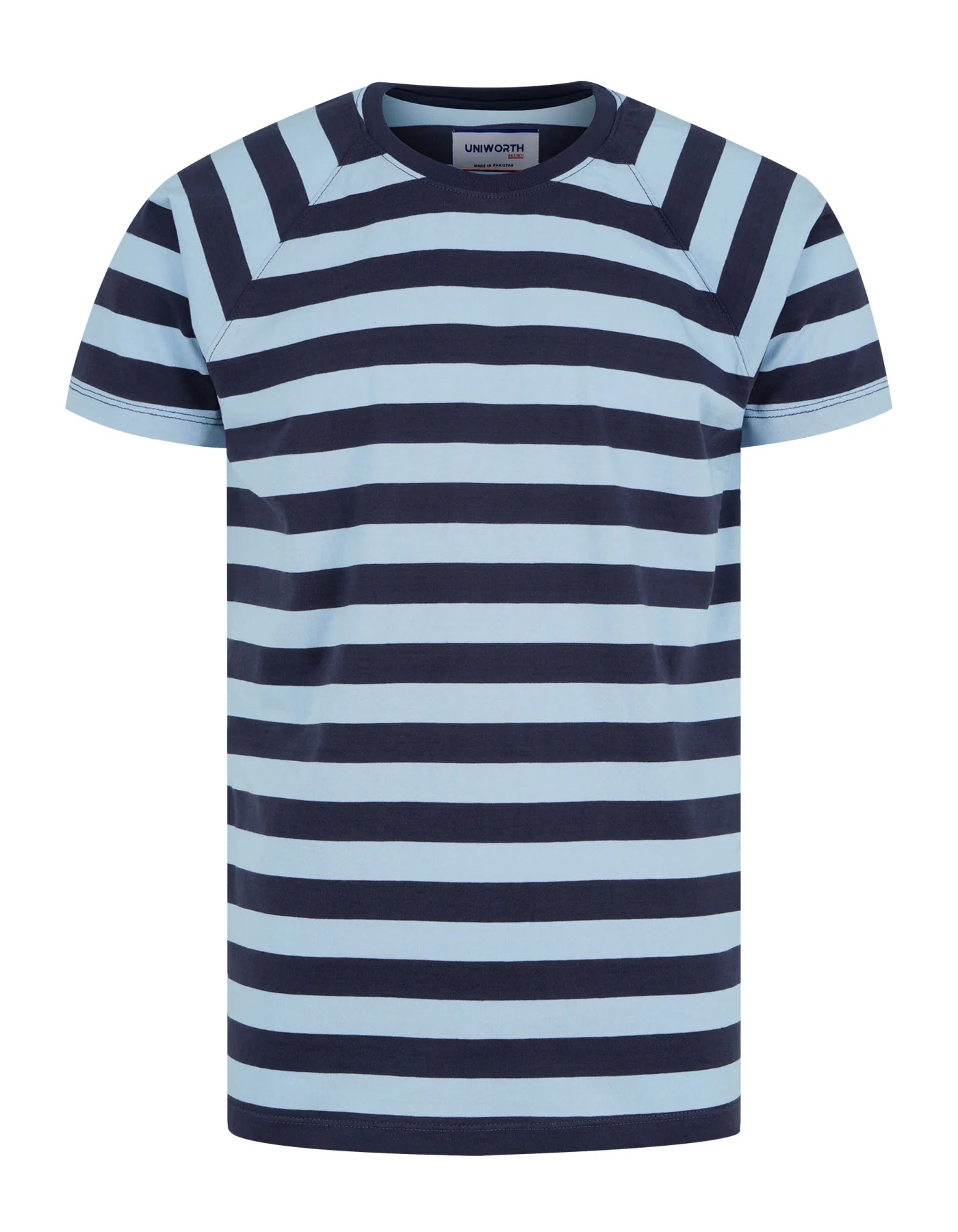 Navy Stripe Crew Neck T-Shirt - Image 5