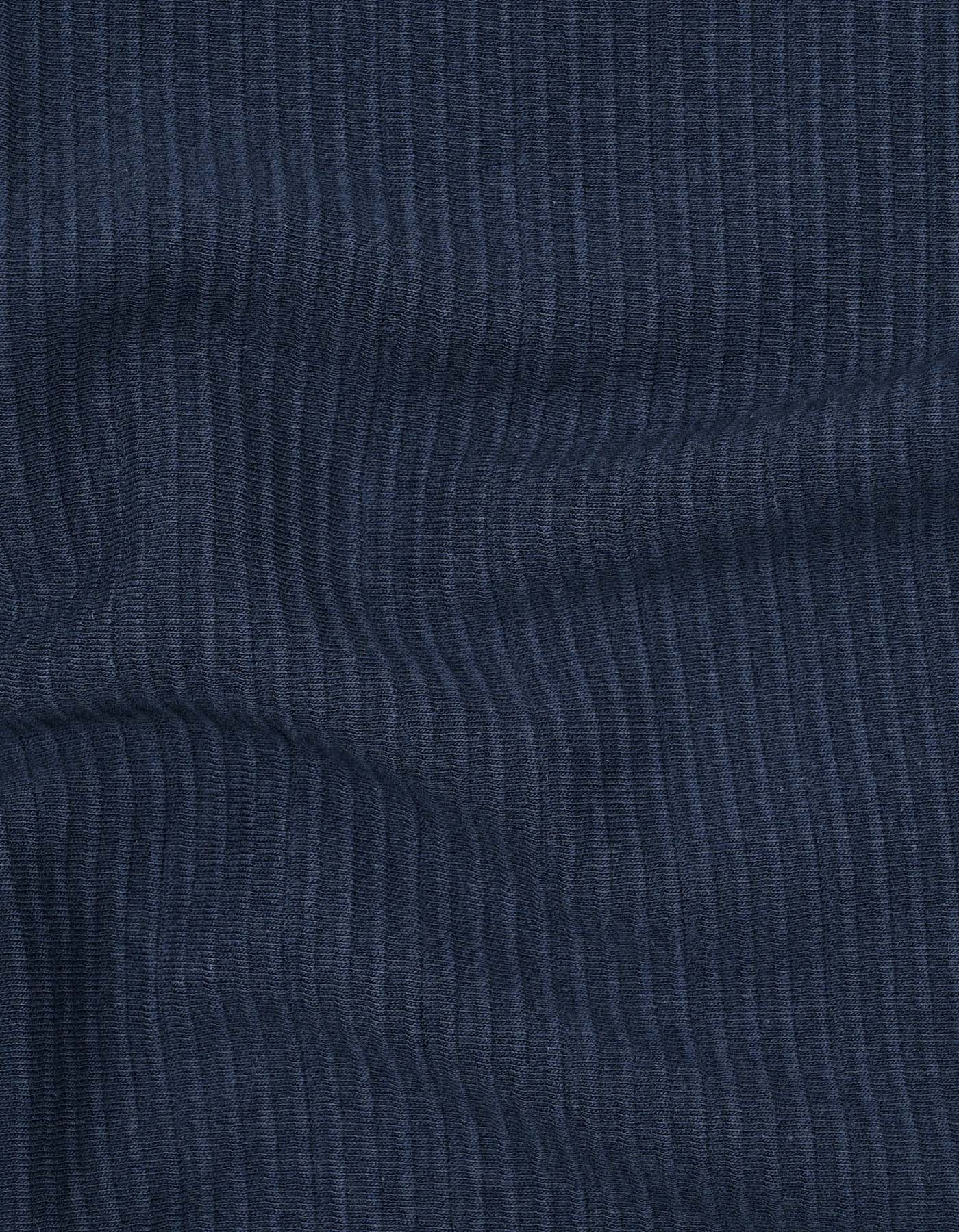 Navy Stripe Crew Neck T-Shirt - Image 5