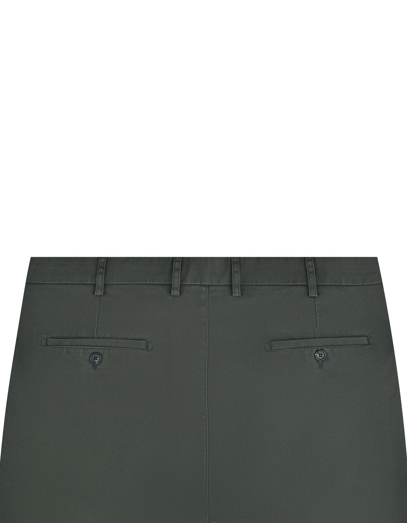 Olive Smart Fit Cotton Trouser - Image 3