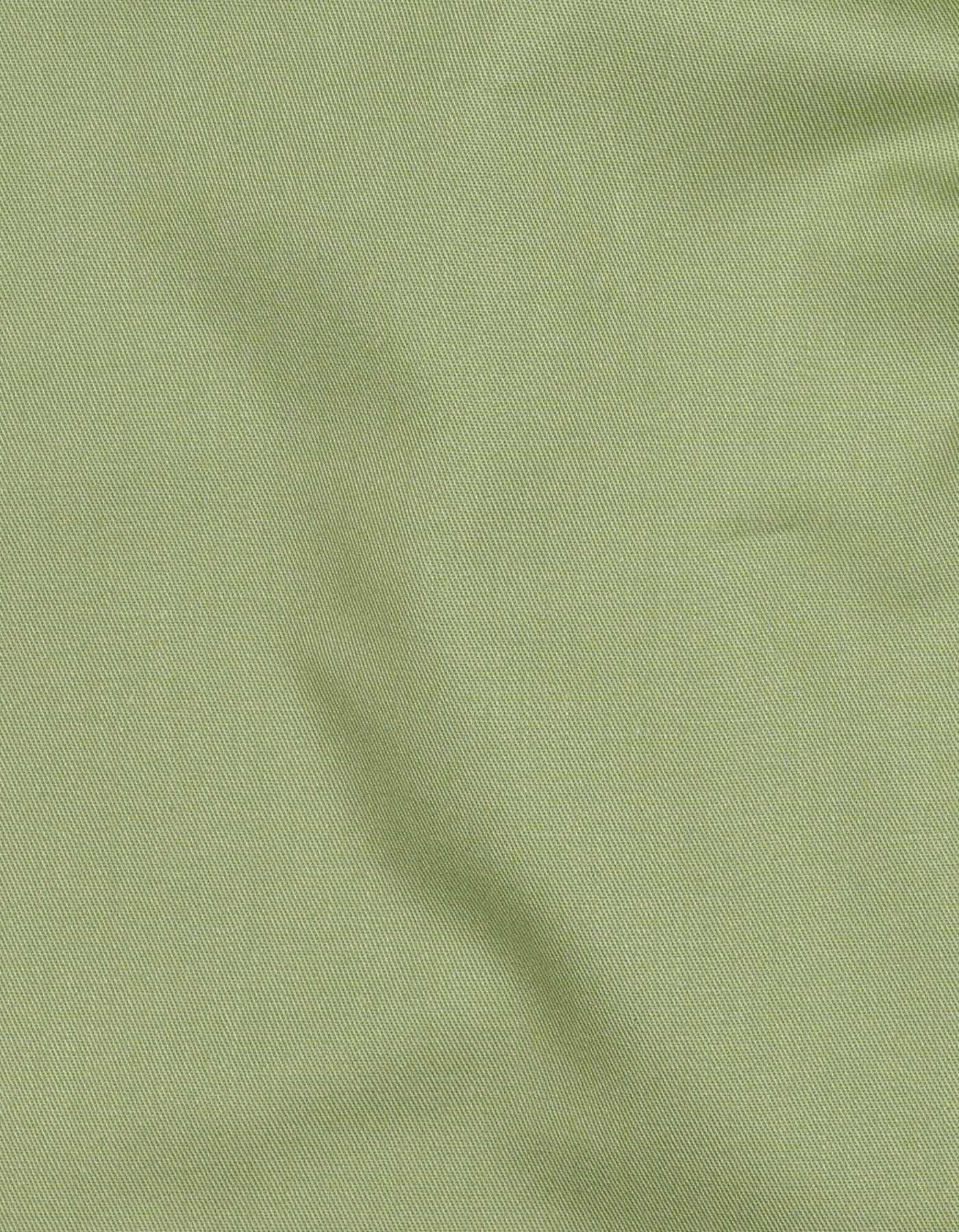 Plain D Olive Classic Fit Shirt - Image 4