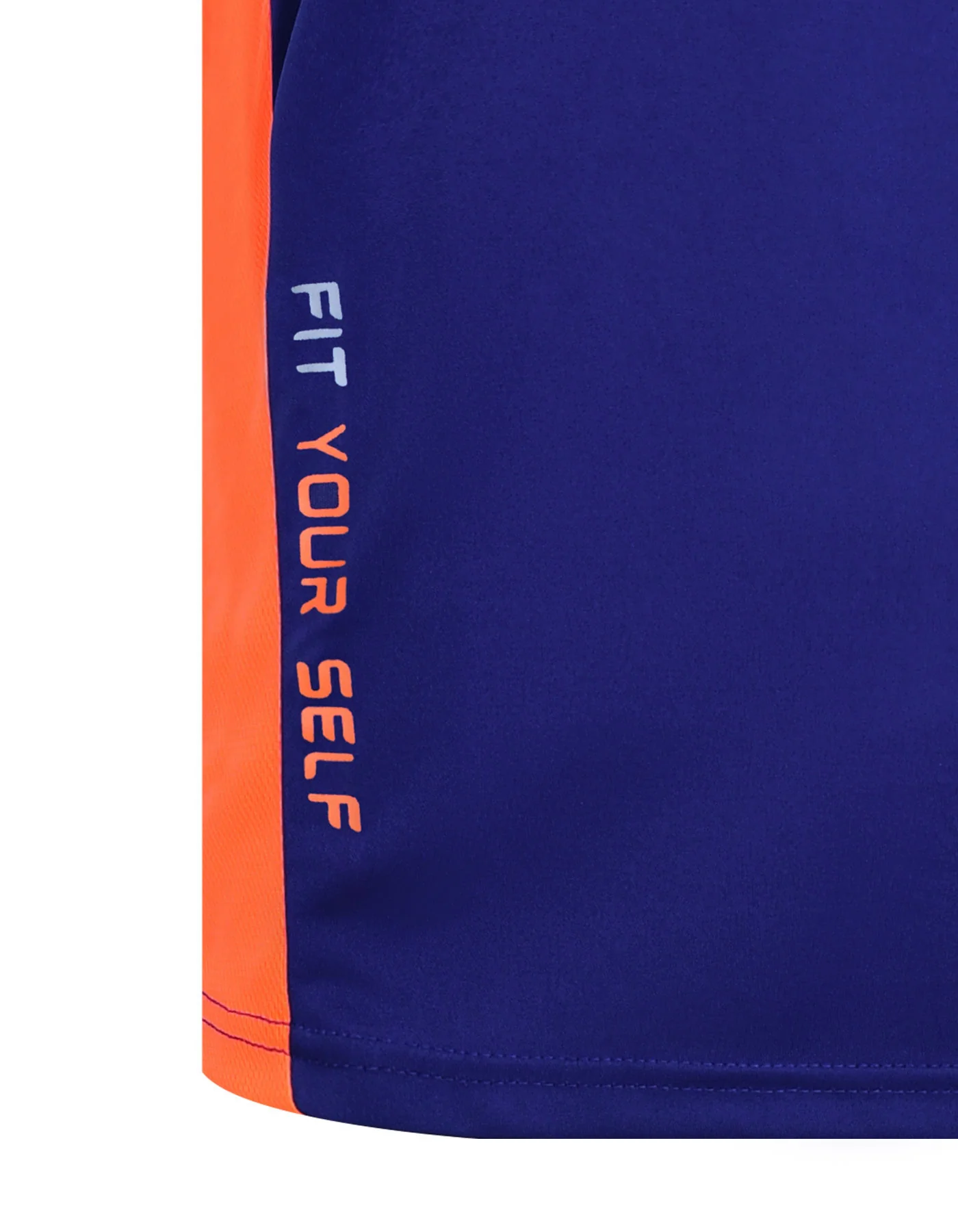 Royal Blue Half Sleeves Gym Tee - Image 3
