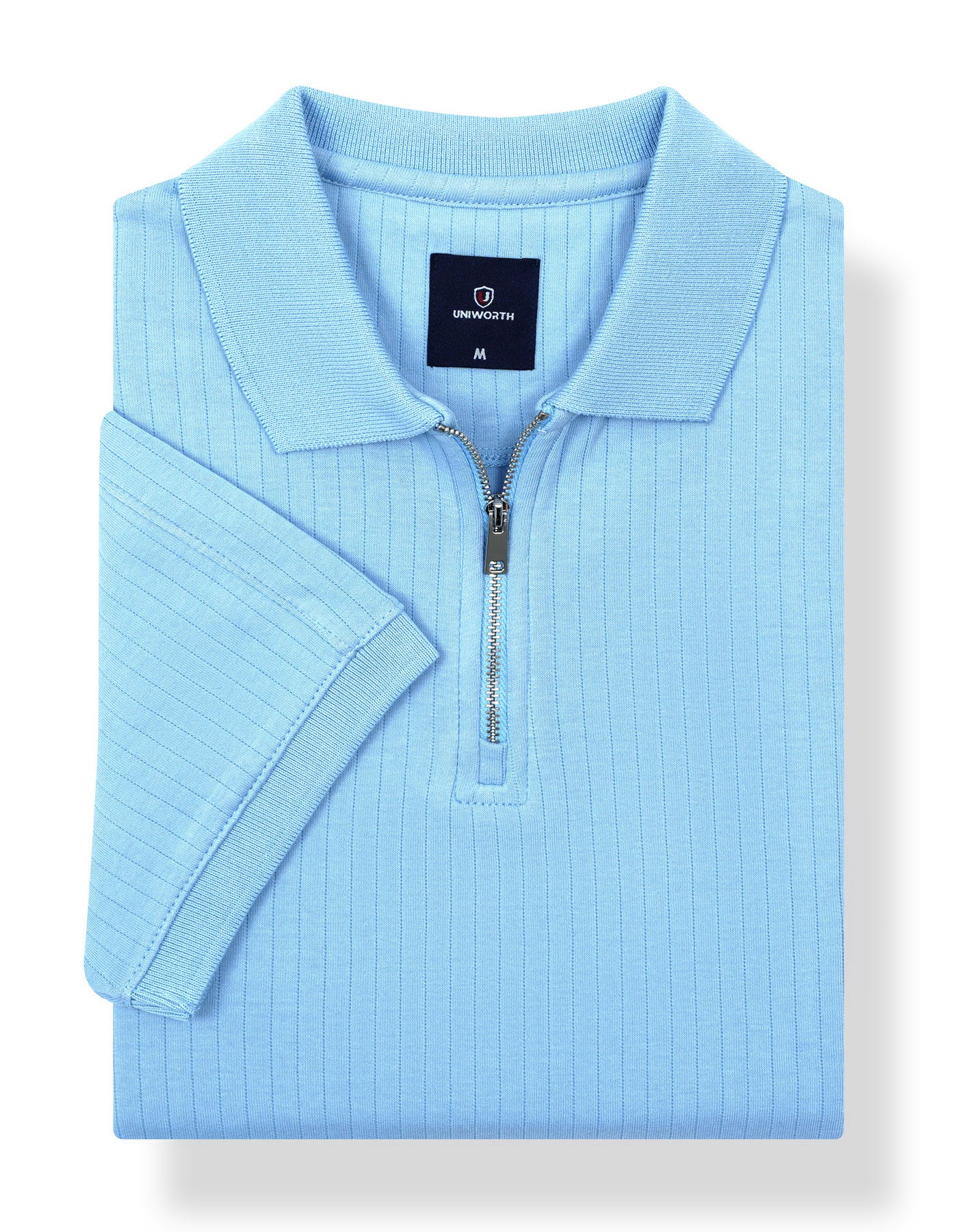 Sky Texture Jersey Polo Shirt - Image 3