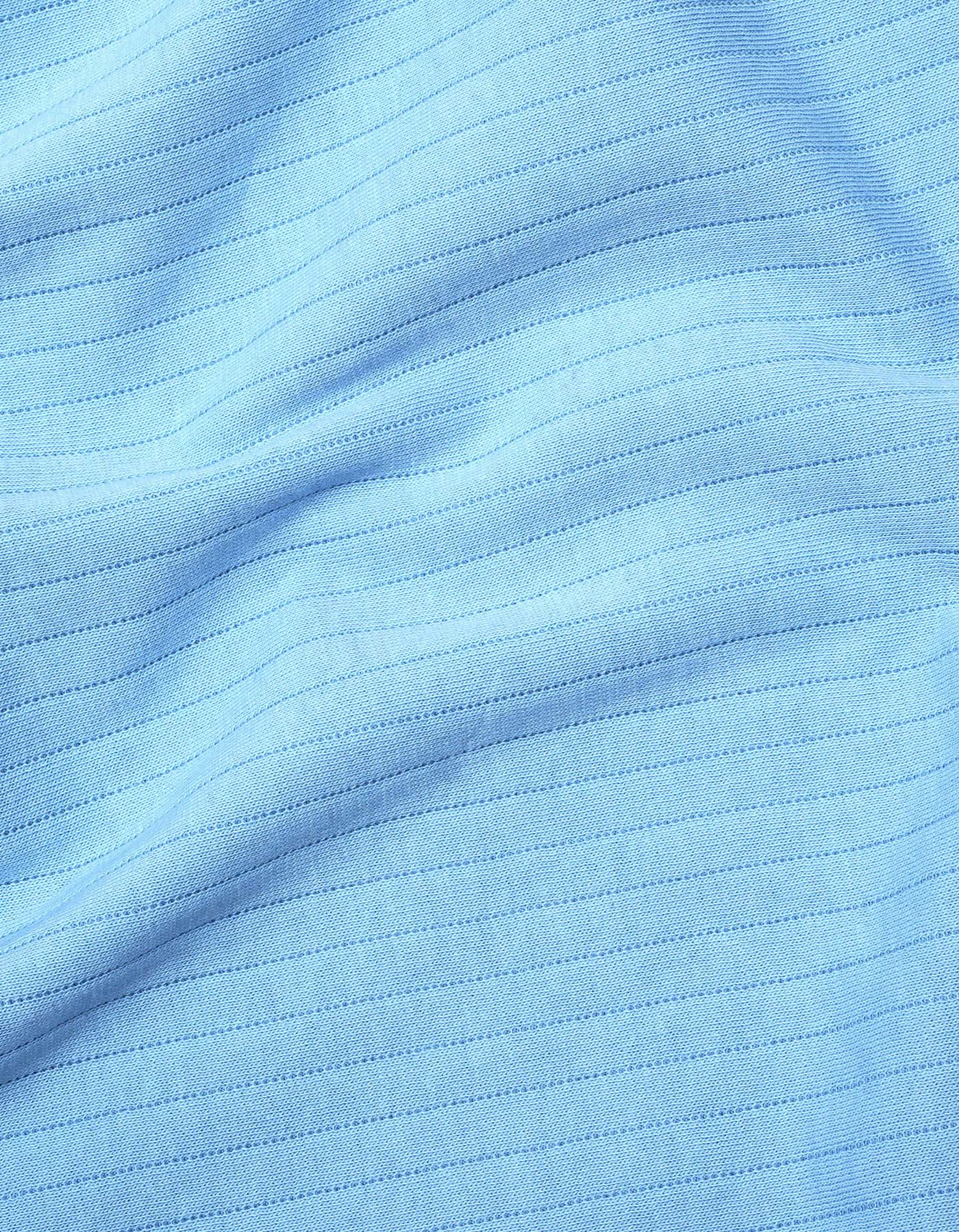 Sky Texture Jersey Polo Shirt - Image 6