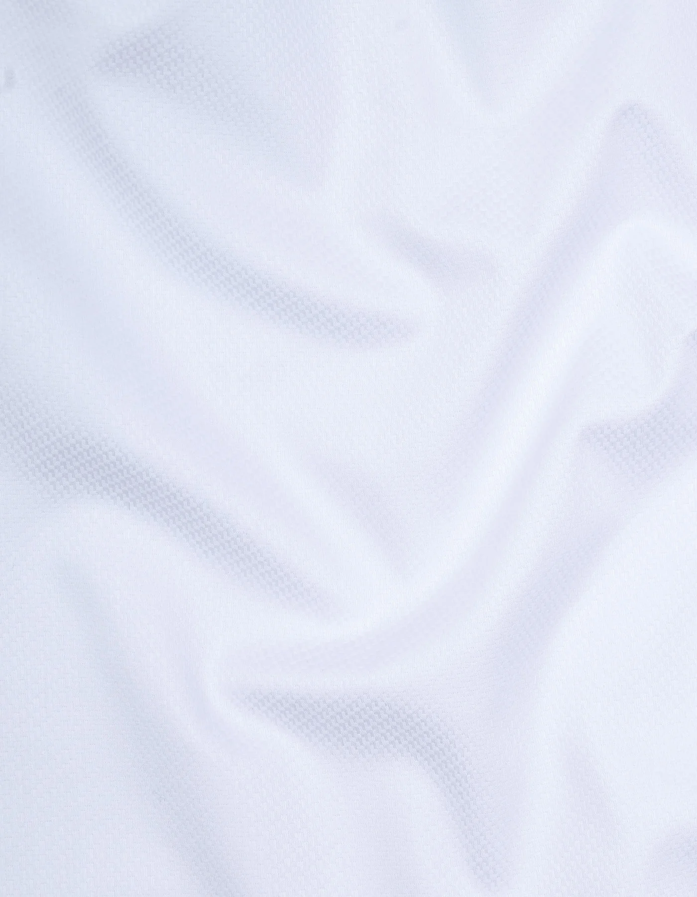 White Self Smart Fit Shirt - Image 4