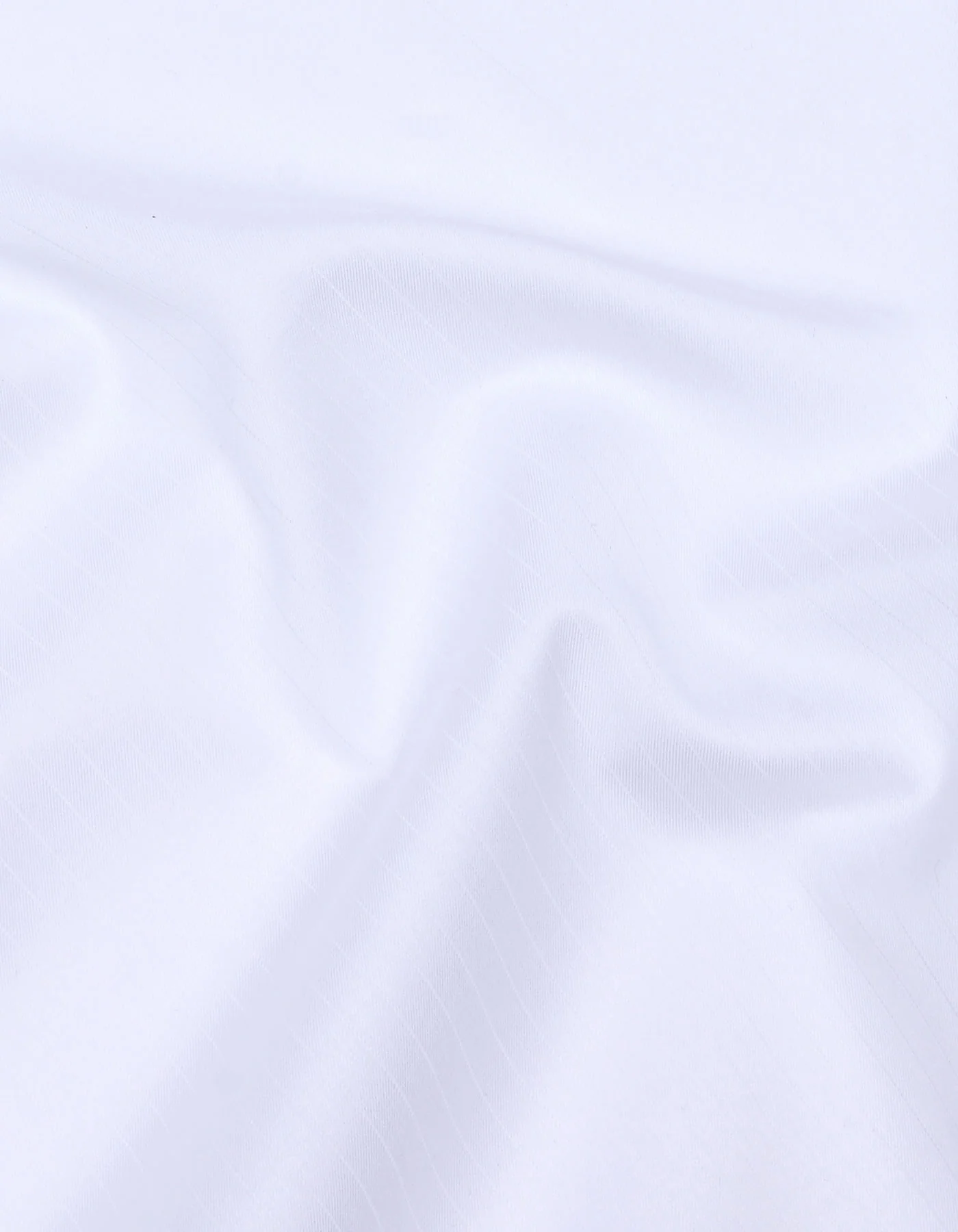 White Self Tailored Smart Fit Shirt - Image 4