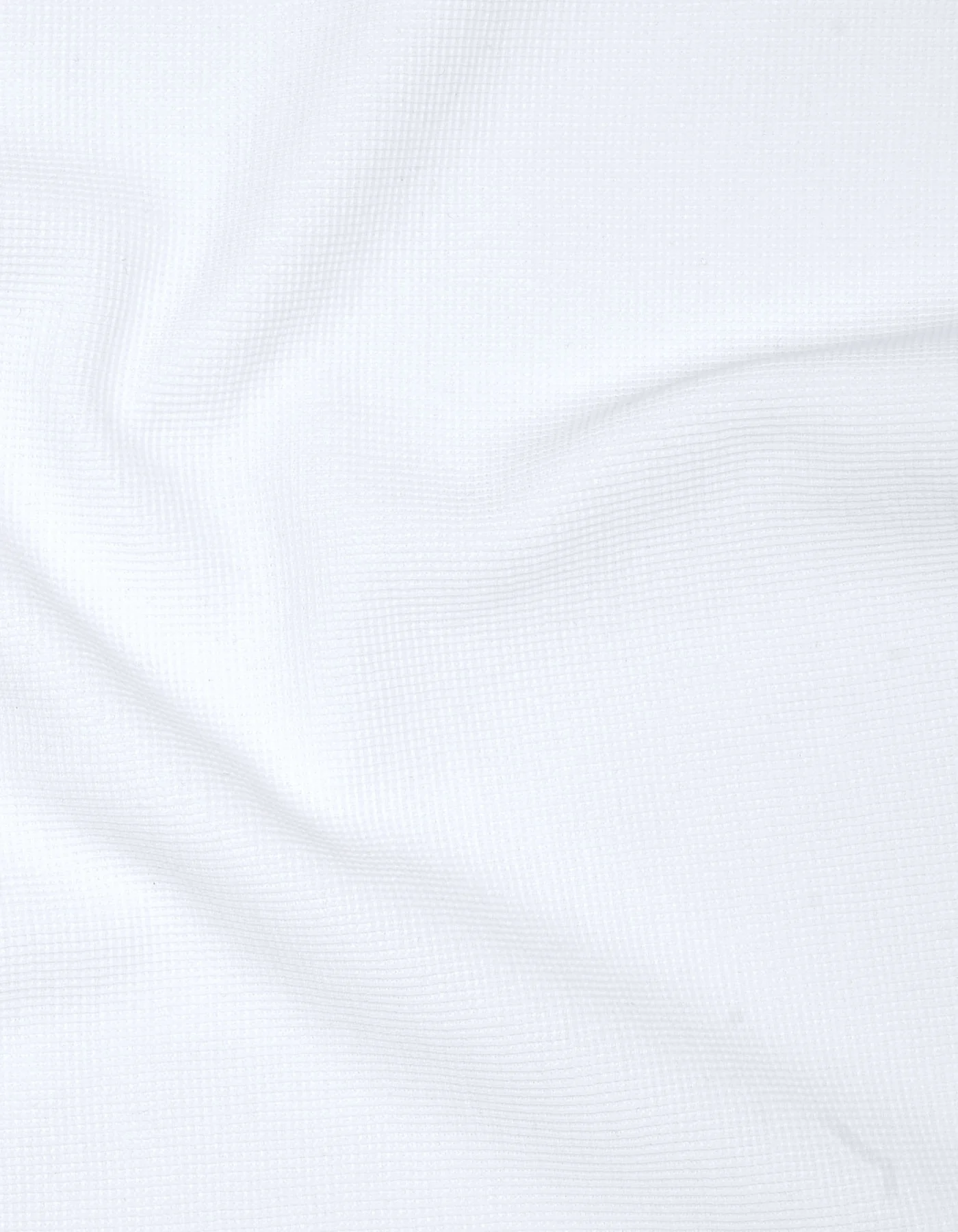 White Texture Color Block Polo Shirt - Image 6